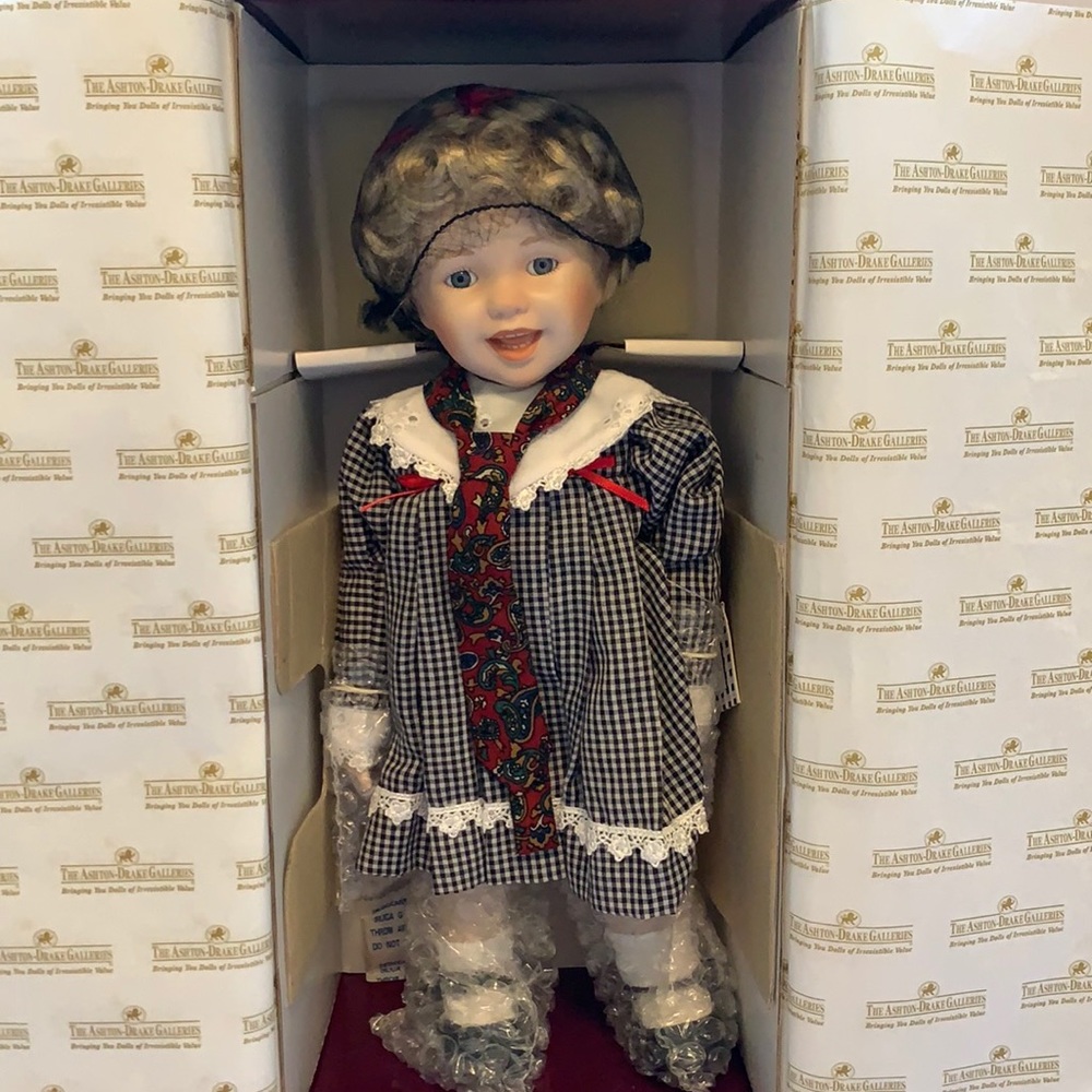 Vintage Ashton Drake “Peanut” My Heart Belongs to Daddy 1993 Porcelain Doll